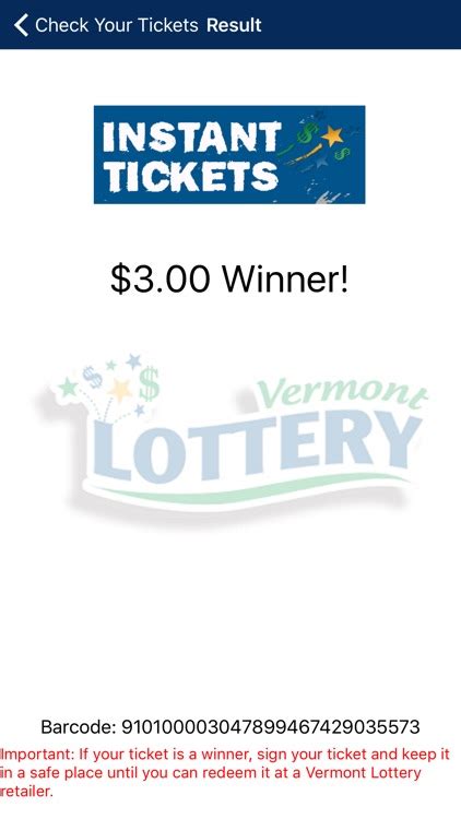 2nd chance lottery vt.